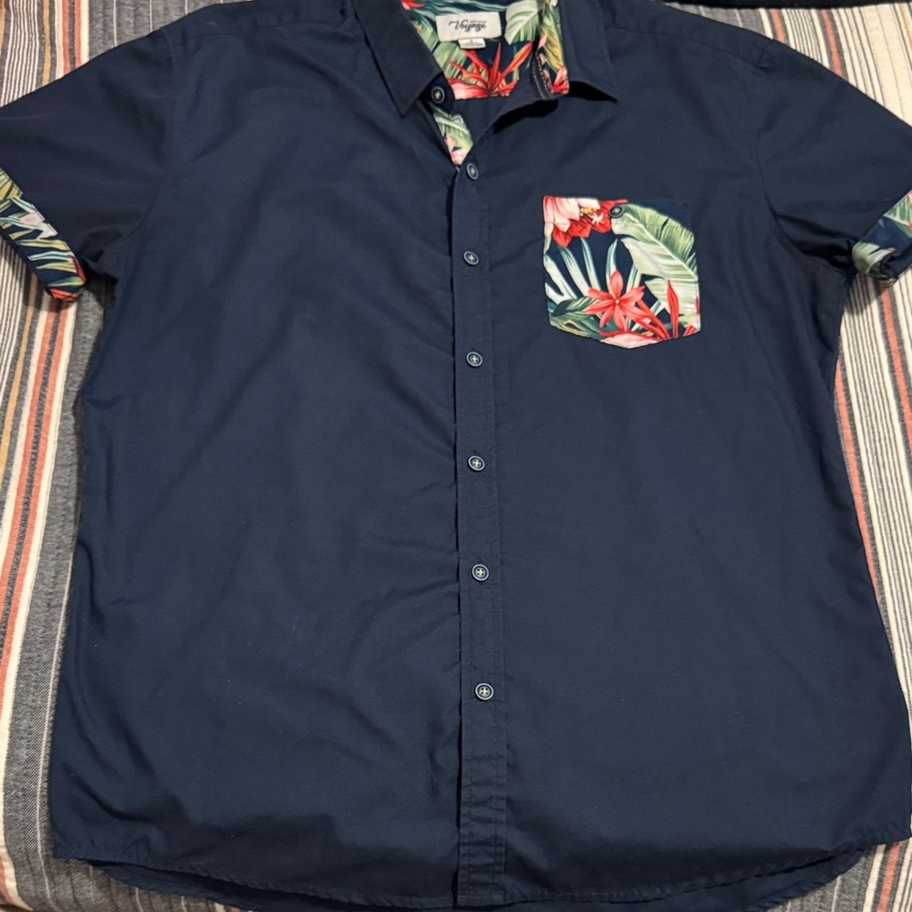 Navy Blue Men's Shirt
